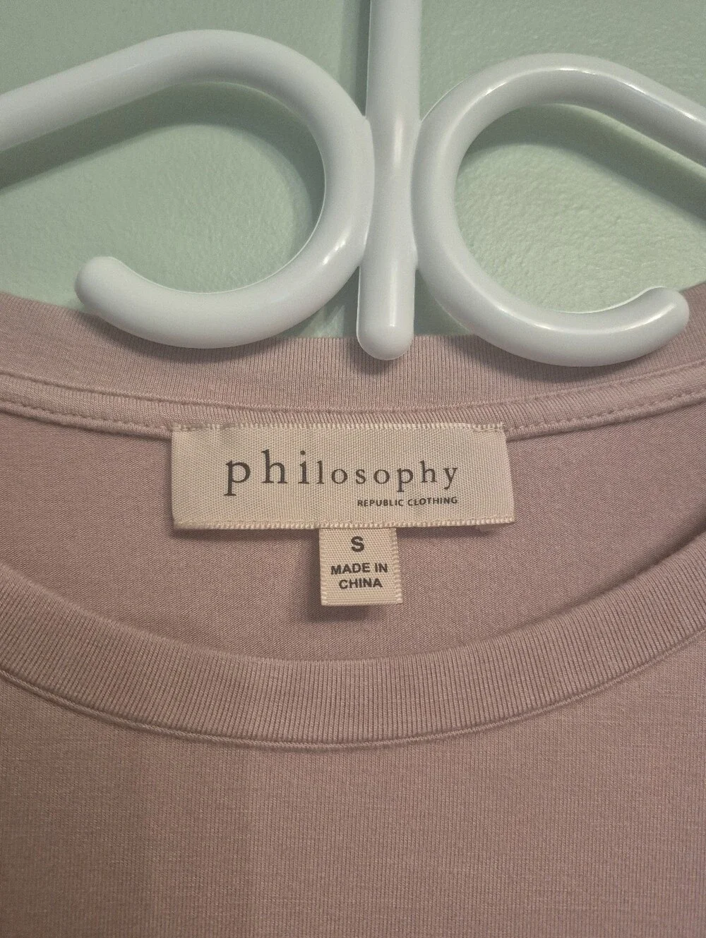 Anthropologie Philosophy Women's Feminine Pink Top W Ruffle Sleeve Size Small - Picture 4 of 5